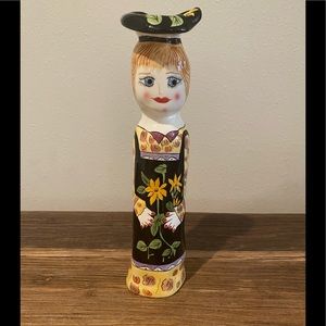 Bella Casa by Ganz Patty Picked Poises Susan Paley Vase Candle Stick Holder